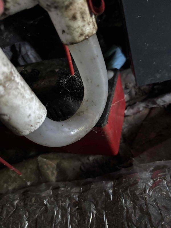 Completed annual platinum maintenance on a 2-year-old Lennox furnace system, including inspection of all major components and replacement of 20x25x5 filter. Documented system condition with photos showing typical dust accumulation on unit exterior and surrounding utility area, with all mechanical components functioning within normal parameters.