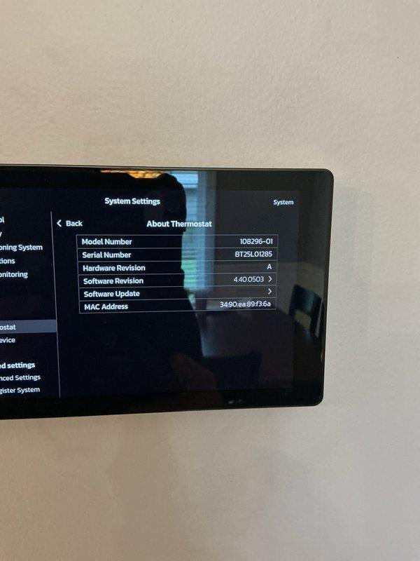 Completed first scheduled maintenance visit for 3-month service interval on HVAC system. Installed new 20x25x5 Pure Air filtration media and verified thermostat operation and system settings. Inspected control board wiring connections and confirmed all terminal connections secure at system interface points.