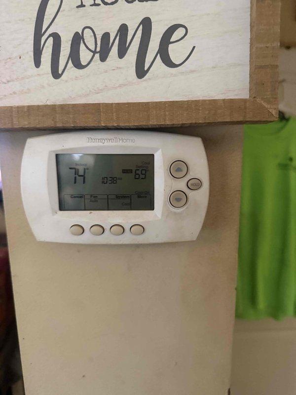 Responded to no cooling complaint on 5-year-old residential HVAC system experiencing freeze-up conditions. Upon arrival, evaporator coil had been thawed per customer instruction. Performed diagnostic evaluation of air handler and condensate drainage system. Inspected airflow components, refrigerant circuit, and thermostat operation showing 74°F setpoint with 59°F actual temperature. Identified root cause of freezing condition and completed necessary repairs to restore proper cooling function and prevent future freeze-up occurrences.