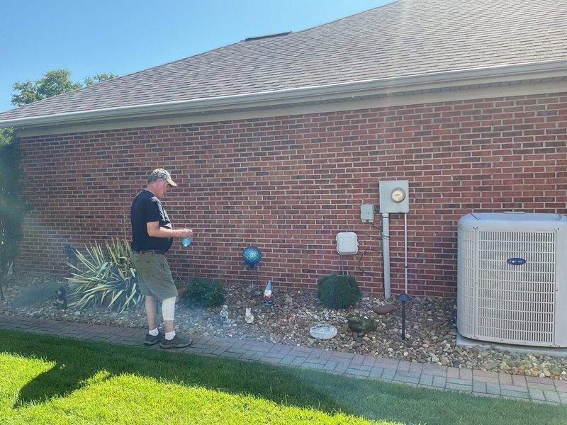 Conducted on-site electrical estimate for residential backup generator installation. Assessed existing natural gas meter configuration, breaker panel capacity, and exterior placement options adjacent to air conditioning unit. Documented utility connections, gas service infrastructure, and potential installation location to provide comprehensive generator system specifications.