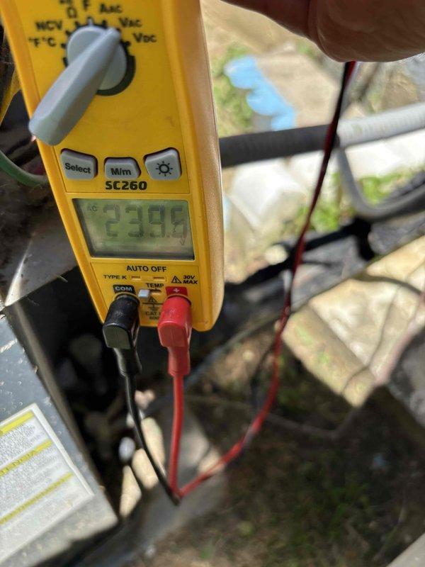 Completed monthly platinum-level preventive maintenance on single HVAC system per 5-year service agreement. Performed comprehensive system diagnostics including electrical measurements with clamp meter showing 239V supply voltage and static pressure testing using analog gauge to verify proper airflow and system performance. Replaced 16x25x1 air filter, inspected all mechanical components including copper refrigerant lines and ductwork, and documented system operation with photographic evidence. All readings within normal operating parameters and system functioning properly.