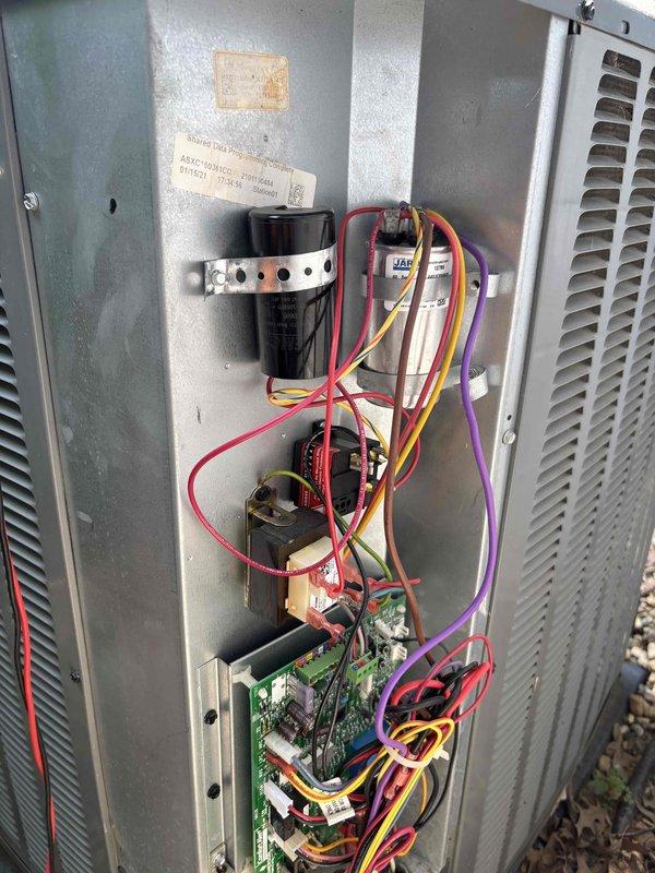Completed Platinum Level monthly maintenance on a 5-year-old residential HVAC system. Performed comprehensive inspection of furnace, evaporator coil assembly, and all associated components in basement mechanical room. Replaced 16x25x5 air filter per maintenance schedule. Inspected electrical components including capacitor, contactor, and control board—all connections secure and functioning properly. Noted significant oxidation on evaporator coil copper tubing, which is consistent with system age but warrants monitoring for future efficiency concerns. Verified proper operation of condensate drainage system and PVC piping. All safety controls tested and operational. System running within manufacturer specifications with no immediate service needs identified.