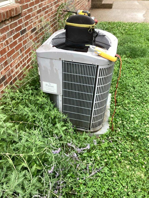 Completed annual Gold Level preventive maintenance on 20-year-old residential HVAC system including furnace and outdoor Payton condenser unit. Performed comprehensive inspection of all components, tested system operation and electrical connections, verified proper refrigerant levels, cleaned condenser coils, and replaced air filter. All equipment found operating within normal parameters with no immediate service needs identified at this time.