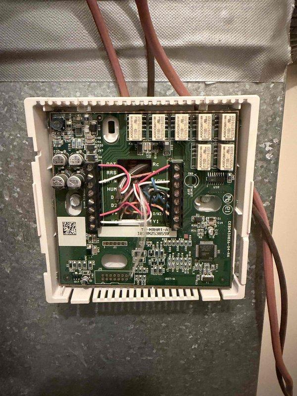 Responded to no cooling call on 10-year-old system with suspected lightning strike damage to outdoor unit. Upon arrival, confirmed tripped breaker and complete loss of cooling function. Diagnostic inspection revealed damaged control board in outdoor unit with visible component failure on PCB, including compromised relays and capacitors. Replaced defective control board and verified proper wiring connections at both outdoor unit and thermostat. Restored power, tested system operation through complete cooling cycle, and confirmed proper function of all components with normal amperage draw and temperature differential.
