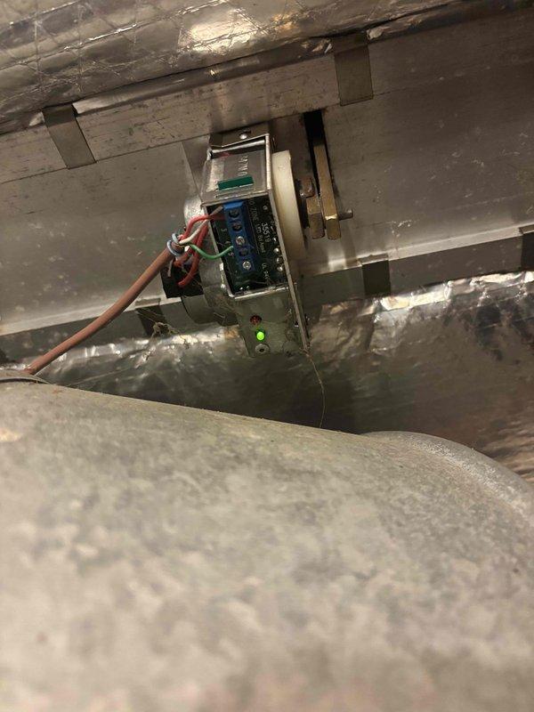 Responded to after-hours service call for 1-year-old system with continuous blower operation that would not shut off even when thermostat was turned off. Diagnosed faulty blower relay on air handler control board causing blower motor to run continuously regardless of thermostat commands. Inspected control board wiring connections and terminal blocks, confirmed proper voltage at connections, and determined relay contacts were stuck in closed position. Replaced defective blower relay, tested system operation through multiple cycles, and verified proper response to thermostat commands with blower now shutting off appropriately when system is turned off.