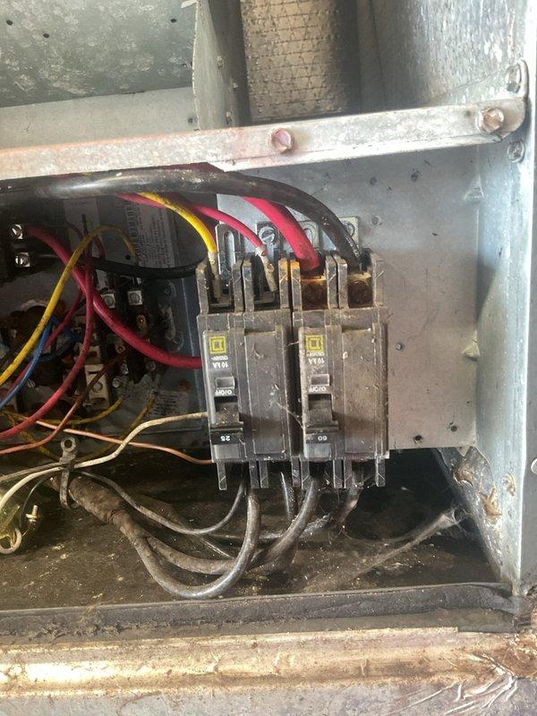 Responded to no-cooling call on 7-year-old residential system with thermostat set to 70°F and indoor temperature at 80°F. Found outdoor condensing unit not operating while indoor air handler was running. Performed electrical diagnostics using clamp meter, measuring amperage draw at contactor and capacitor connections. Inspected contactor operation, capacitor condition, and all electrical connections within disconnect box. Verified proper voltage supply to unit and tested all safety controls and components for proper functionality.