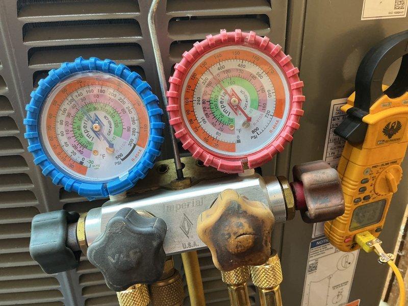 Responded to no cooling complaint on recently installed system with frost buildup on indoor unit. Performed diagnostic testing using manifold gauges and multimeter to assess refrigerant pressures and electrical parameters. Identified system issue causing freezing condition and loss of cooling capacity, addressed problem to restore proper operation for customer with medical condition requiring immediate resolution.