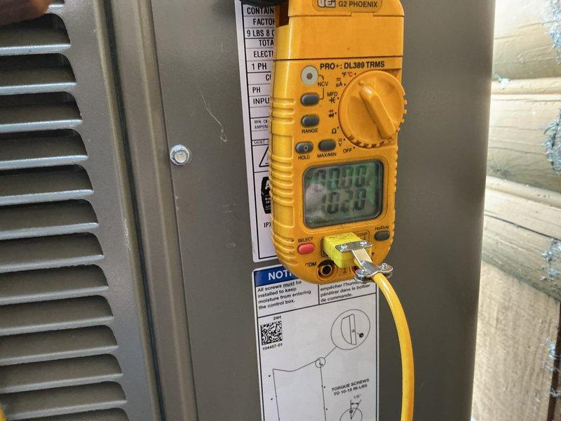 Responded to no cooling complaint on recently installed system with frost buildup on indoor unit. Performed diagnostic testing using manifold gauges and multimeter to assess refrigerant pressures and electrical parameters. Identified system issue causing freezing condition and loss of cooling capacity, addressed problem to restore proper operation for customer with medical condition requiring immediate resolution.