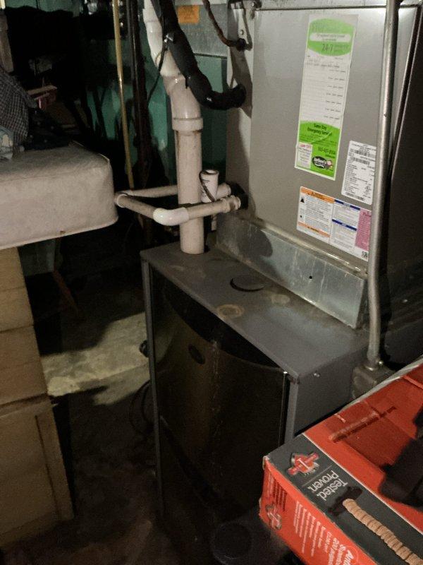 Responded to no cooling complaint on 8-9 year old central air conditioning system where blower was operating but air was not cold throughout the residence. Performed diagnostic evaluation of outdoor condensing unit and indoor air handler. Inspected refrigerant lines, electrical connections, and both indoor and outdoor components. System evaluated and necessary repairs identified to restore proper cooling operation.