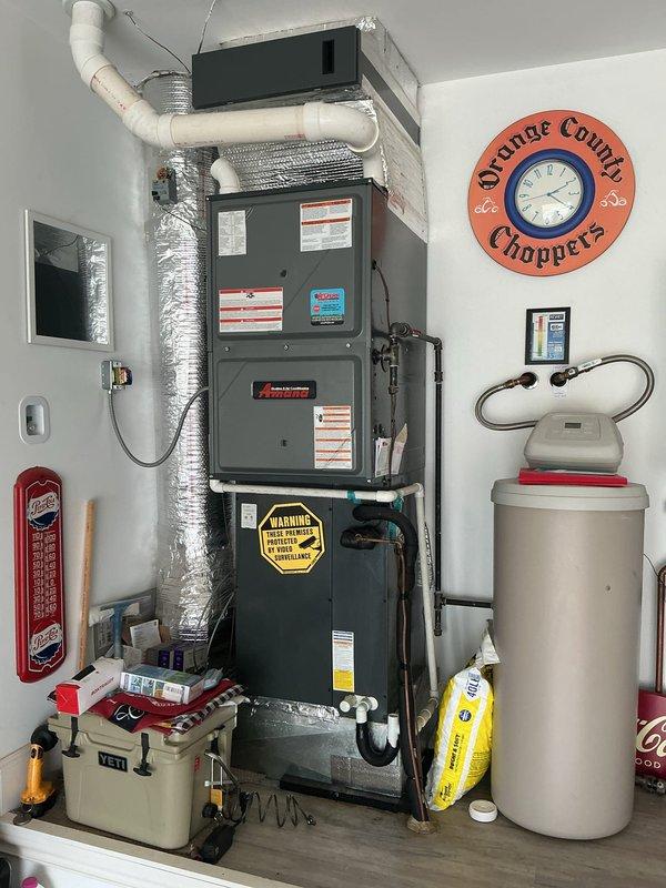 Completed comprehensive Platinum Level maintenance on 4-year-old single HVAC system. Performed full system inspection of indoor air handler unit and outdoor condenser, replaced 20x25x5 filter, checked refrigerant levels, tested electrical connections, verified proper airflow through ductwork, inspected condensate drain lines, and confirmed optimal system operation. All components found operating within manufacturer specifications with no deficiencies noted.
