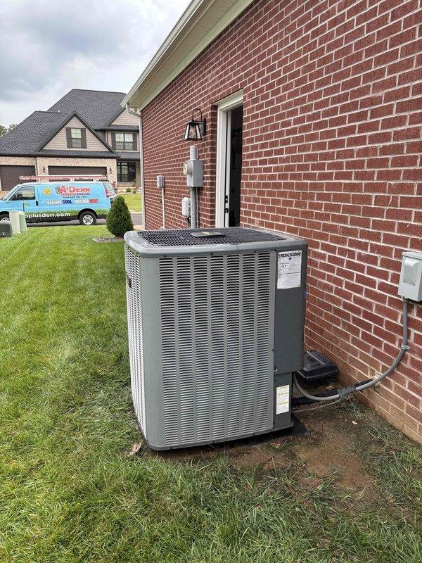 Completed comprehensive Platinum Level maintenance on 4-year-old single HVAC system. Performed full system inspection of indoor air handler unit and outdoor condenser, replaced 20x25x5 filter, checked refrigerant levels, tested electrical connections, verified proper airflow through ductwork, inspected condensate drain lines, and confirmed optimal system operation. All components found operating within manufacturer specifications with no deficiencies noted.
