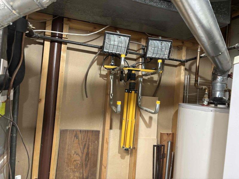 Completed duct repair and furnace cleaning per customer request. Customer opted not to proceed with previously sold dehumidifier installation at this time. Verified thermostat operation and system functionality upon completion of work.