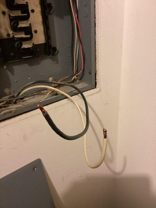 Responded to callback for 3-month-old AC system with non-operational outdoor unit and thermostat communication failure. Upon arrival, reviewed thermostat notifications showing two cleared fault codes: OU Inverter DC Link Low Voltage and OU Inverter Communication Error to Main Control. Inspected electrical panel and verified proper wiring connections to system components. Photographed thermostat error log and electrical panel configuration for documentation. System diagnostics confirmed inverter communication issues were resolved, outdoor unit restored to normal operation, and thermostat communication re-established with all HVAC equipment.