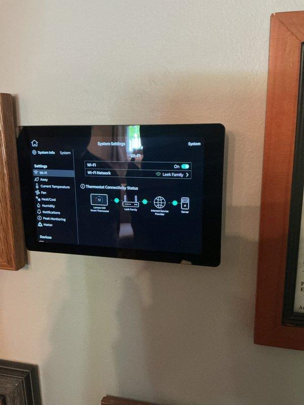 Completed first scheduled quarterly maintenance visit on Lennox HVAC system. Performed standard preventive maintenance procedures and replaced 16x25x5 air filter. Verified system operation, confirmed Wi-Fi connectivity on smart thermostat, and documented equipment condition with no issues found.