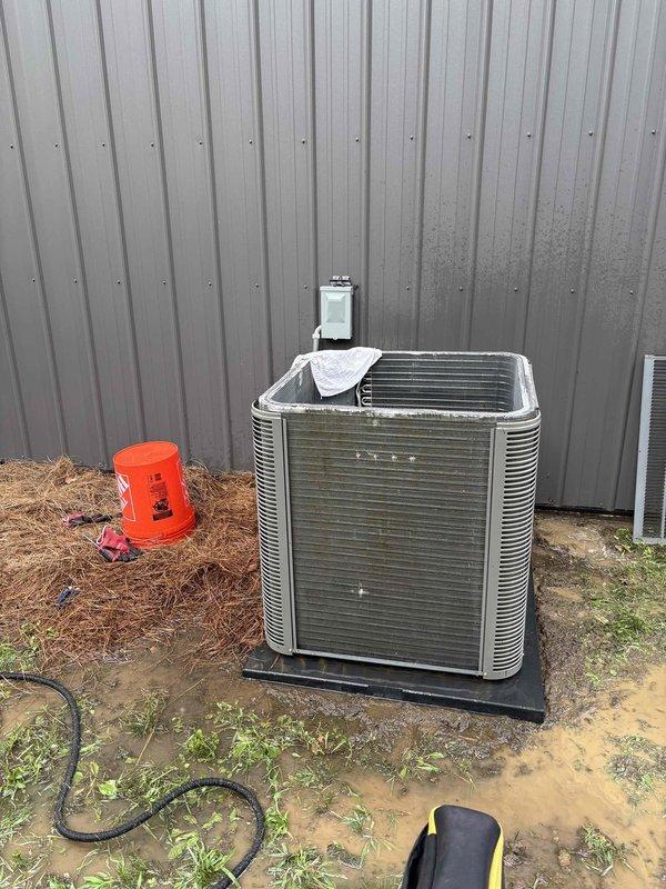 Completed scheduled air conditioning tune-up and preventative maintenance on residential AC system. Performed comprehensive system inspection, measured supply air temperature at 76.2°F at plenum, verified proper airflow through ductwork, and assessed outdoor condenser unit operation. All components found operating within normal parameters with no deficiencies noted at time of service.