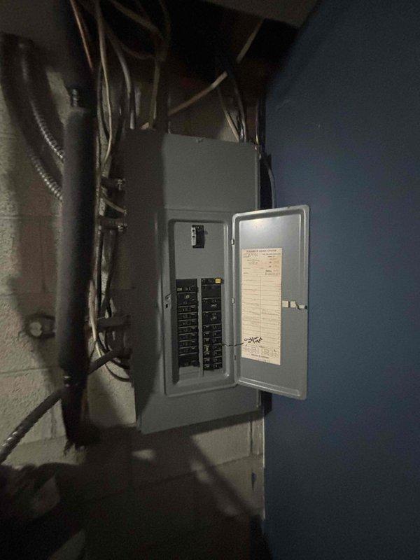 Conducted estimate for upstairs mini split system replacement at residential property. Customer currently has operational HVAC system and is seeking budget-friendly ductless solution for second floor. Assessed existing electrical infrastructure including main panel location in basement utility area and evaluated outdoor condensing unit placement adjacent to building foundation. Documented electrical capacity, reviewed available mounting locations for indoor air handlers, and discussed financing options to proceed with installation.