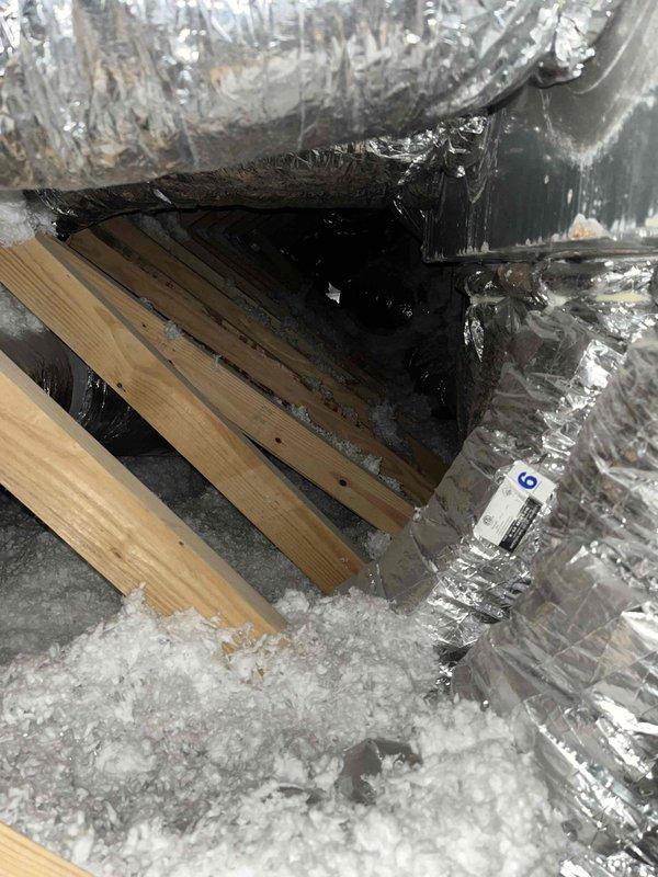 Responded to callback for HVAC system running continuously and cooling below setpoint. Upon inspection of Carrier unit located in mechanical closet, diagnosed failed damper control requiring 16" round damper and Belimo actuator motor replacement. Parts ordered for follow-up installation, estimated 90-minute repair time upon arrival of components.