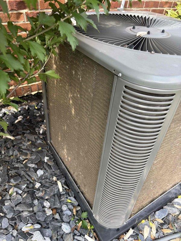 Completed follow-up maintenance visit to address incomplete cleaning from previous service call. Thoroughly cleaned outdoor condenser unit and evaporator coil assembly, which were heavily caked with accumulated dirt, dust, and debris due to inadequate prior maintenance. Removed excessive particulate buildup from filter media and coil surfaces to restore proper airflow and system efficiency.