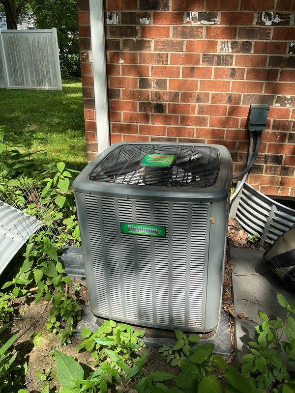 Completed first annual preventative maintenance visit on 8-year-old HVAC system. Performed comprehensive inspection of outdoor condenser unit and indoor furnace, replaced 16x25x5 air filter, verified proper operation of all system components, and collected payment on site.