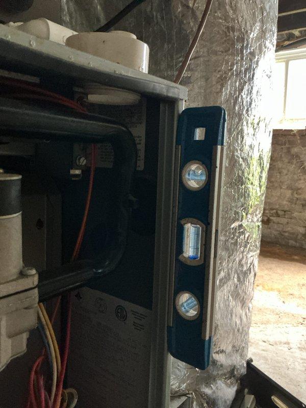 Completed first scheduled three-month maintenance visit for commercial furnace installation (CFI). Performed comprehensive system inspection including verification of control board operation, electrical connections, and structural mounting alignment. All components found to be functioning within normal parameters with proper vertical alignment confirmed on mechanical equipment installation.