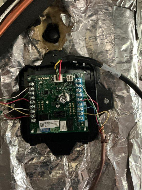 Completed first scheduled three-month maintenance visit for commercial furnace installation (CFI). Performed comprehensive system inspection including verification of control board operation, electrical connections, and structural mounting alignment. All components found to be functioning within normal parameters with proper vertical alignment confirmed on mechanical equipment installation.