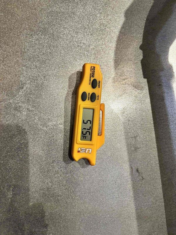Responded to no cooling complaint on 13-year-old residential HVAC system blowing warm air. Upon arrival, measured supply air temperature at 73°F, confirming lack of cooling with indoor temperature at 77°F. Performed diagnostic evaluation of system components including refrigerant levels, compressor operation, and airflow verification. System showed airflow present but inadequate cooling performance, consistent with reported symptoms that persisted after customer attempted system reset.