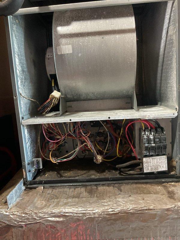Completed Platinum Level maintenance on a 7-year-old single HVAC system during the second annual visit. Performed comprehensive inspection of furnace unit including heat exchanger, blower motor assembly, refrigerant lines, and electrical components. Replaced 20x20x2 air filter, verified all connections and wiring, and confirmed system operational status. All components found to be intact and functional with normal operational wear. Customer due for service agreement renewal.