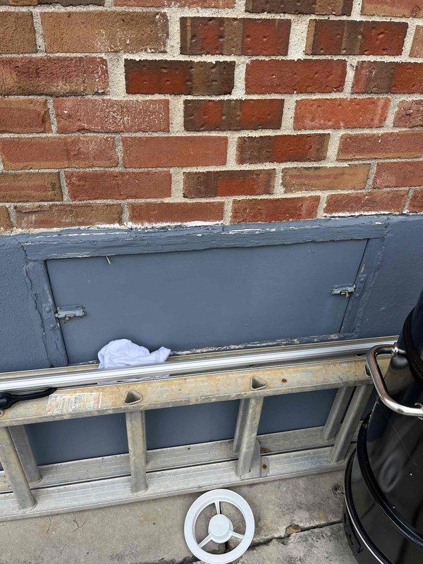 Performed comprehensive HVAC replacement estimate for aging residential system. Assessed existing 3-ton air conditioning unit and furnace configuration at exterior access point. Conducted measurements and photographic documentation of current equipment installation, including clearances and access panel dimensions for replacement planning. Evaluated system capacity requirements and provided recommendations for complete HVAC system replacement including both cooling and heating equipment.