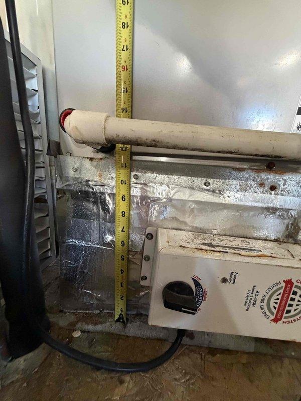 Completed scheduled AC tune-up and maintenance on 12-year-old residential cooling system. Performed comprehensive inspection of outdoor condensing unit and indoor air handling components, documented equipment dimensions and clearances, verified proper operation of all mechanical systems, and replaced 20x20x5 air filter. System operating within normal parameters with no immediate service needs identified at this time.