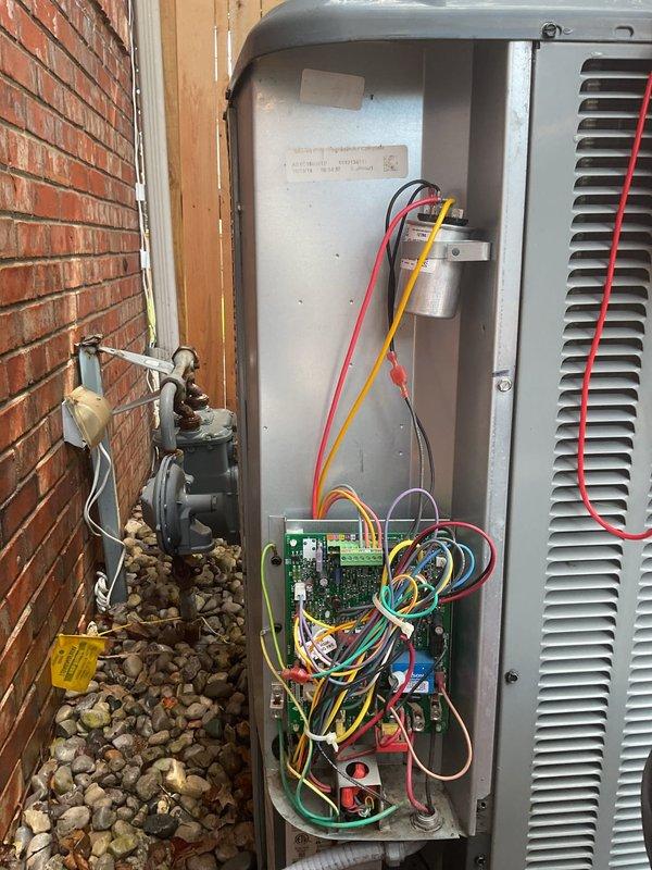 Completed annual Platinum Level maintenance on dual HVAC system in residential property with both units approximately 7 years old. Performed comprehensive inspection and servicing of outdoor condensing units, including electrical panel examination, capacitor testing, and verification of all electrical connections and components. Inspected condensate pump assembly and drainage lines at exterior location. Interior maintenance included thorough inspection of furnace system, internal wiring verification, and examination of all ductwork connections. Replaced both 16x25x2 air filters as part of routine maintenance protocol. All systems tested and operating within normal parameters upon completion.