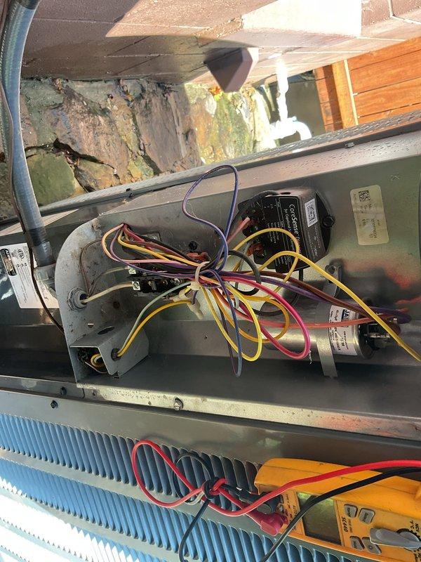 Completed second planned maintenance visit on 5-year-old single HVAC system per Platinum Level service agreement. Performed comprehensive inspection of furnace unit with all internal components accessed and evaluated. Inspected blower motor assembly, electrical connections, gas valve assemblies, and control board for proper operation. Conducted diagnostic testing with multimeter to verify electrical performance and system functionality. Replaced 16x25x5 air filter as part of routine maintenance protocol. All mechanical and electrical components found operating within manufacturer specifications. System returned to normal operation. Customer advised regarding service agreement renewal.