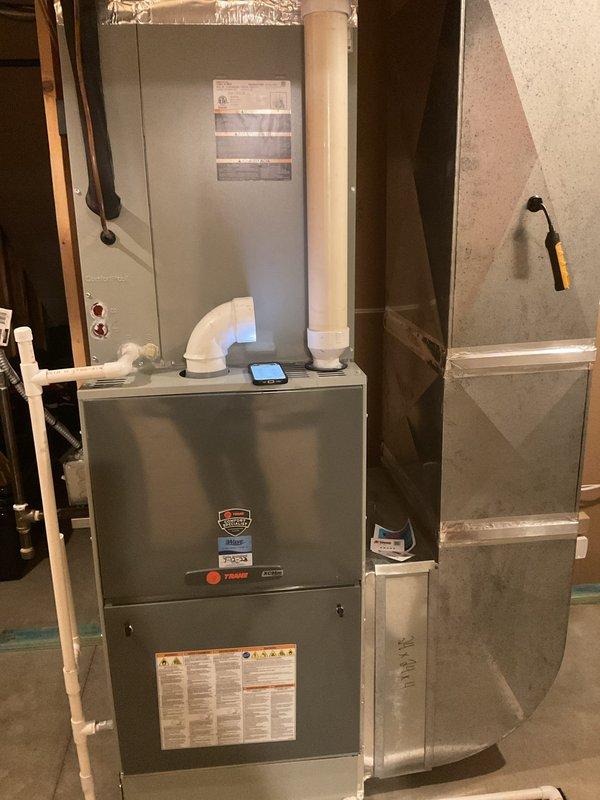 Responded to no-cool complaint on 16-year-old upstairs system where thermostat displayed 77°F but failed to maintain 72°F setpoint. Performed diagnostic evaluation on Trane system and exterior condensing units to determine cause of short-cycling and inability to satisfy demand. System exhibited inadequate runtime preventing temperature reduction in conditioned space.