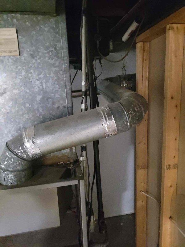 Conducted comprehensive HVAC system replacement estimate at residential property. Assessed existing air handler unit installed in attic space with copper refrigerant lines, evaluated ductwork connections and clearance constraints in confined installation area. Inspected basement mechanical room including flexible duct routing, equipment accessibility, and structural considerations for new system installation. Documented current system configuration with copper line sets, existing ductwork infrastructure, and mounting locations to provide homeowner with complete replacement options and specifications. Confirmed replacement-only scope and completed full assessment within standard estimate timeframe.