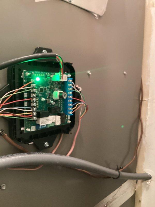 Responded to no-cool callback on recent installation with indoor temperature at 84°F and thermostat set to 72°F. Upon arrival, inspected control board showing power with illuminated LED indicator and verified all wire connections at terminal blocks were secure. Examined air handler interior ductwork and found system operational with proper airflow through filter assembly and no obstructions present.