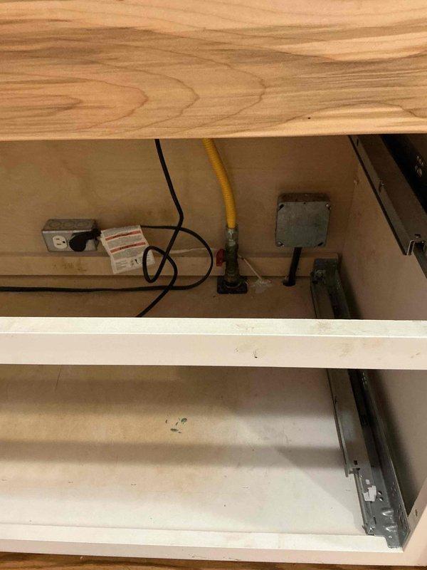 Installed dedicated electrical circuit and wiring for new cooktop installation per work order requirements. Ran new branch circuit wiring from main electrical panel through cabinet space to cooktop location, installed junction boxes and made all necessary connections in accordance with NEC standards. Updated electrical panel labeling and verified proper circuit protection for appliance load requirements.