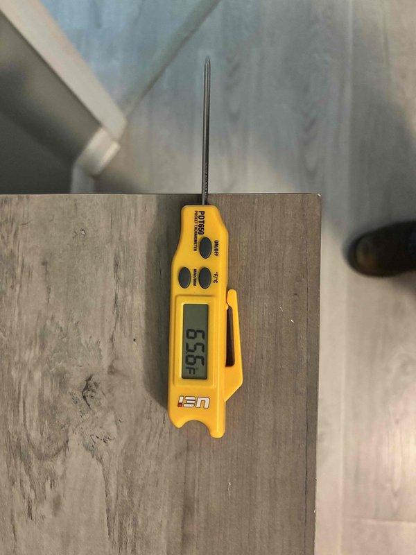 Responded to install callback for water leak and clicking noise on recently installed system. Upon arrival, assessed unit and confirmed low refrigerant charge as previously noted. Used digital manifold gauges and temperature probes to verify system pressures and operating temperatures. Scheduled follow-up leak search, repair, and proper refrigerant recharge to factory specifications per install team recommendation.