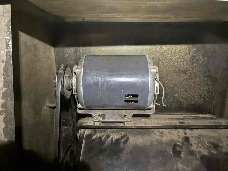 Returned to property to replace blower motor belt that had previously been identified as excessively loose and subsequently jumped off the pulley, causing unit failure. Removed old belt, installed new replacement belt, and verified proper tension and alignment on motor pulley and blower assembly. Unit tested and confirmed operational with blower running smoothly.