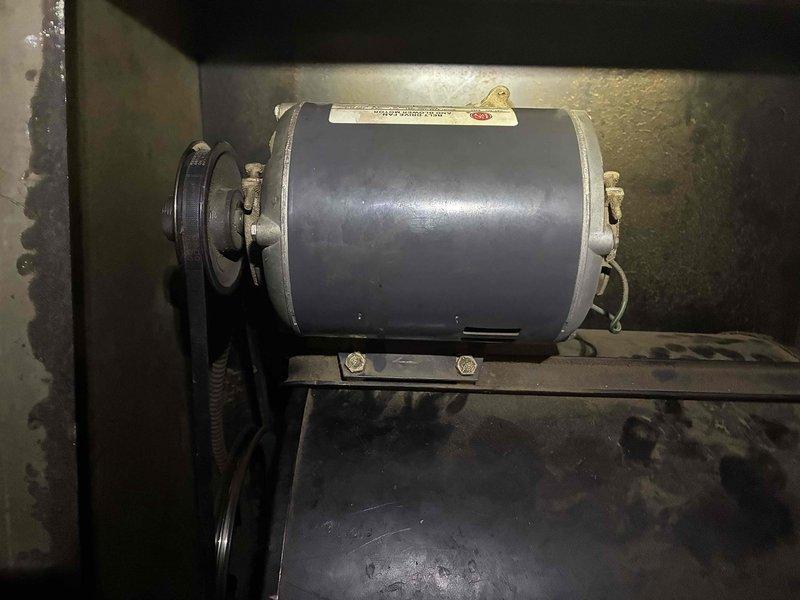 Returned to property to replace blower motor belt that had previously been identified as excessively loose and subsequently jumped off the pulley, causing unit failure. Removed old belt, installed new replacement belt, and verified proper tension and alignment on motor pulley and blower assembly. Unit tested and confirmed operational with blower running smoothly.