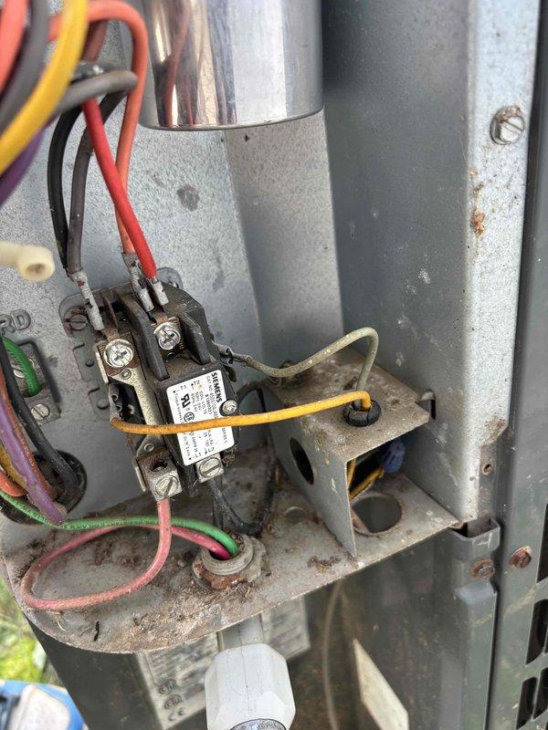 Completed comprehensive tune-up on HVAC system for customer who won complimentary service through community baseball game promotion. Performed full system inspection including electrical components, contactors, capacitor, and condensate drainage system. All components found operating within normal parameters with unit showing typical wear patterns for age; cleaned and verified proper operation of all mechanical and electrical systems.