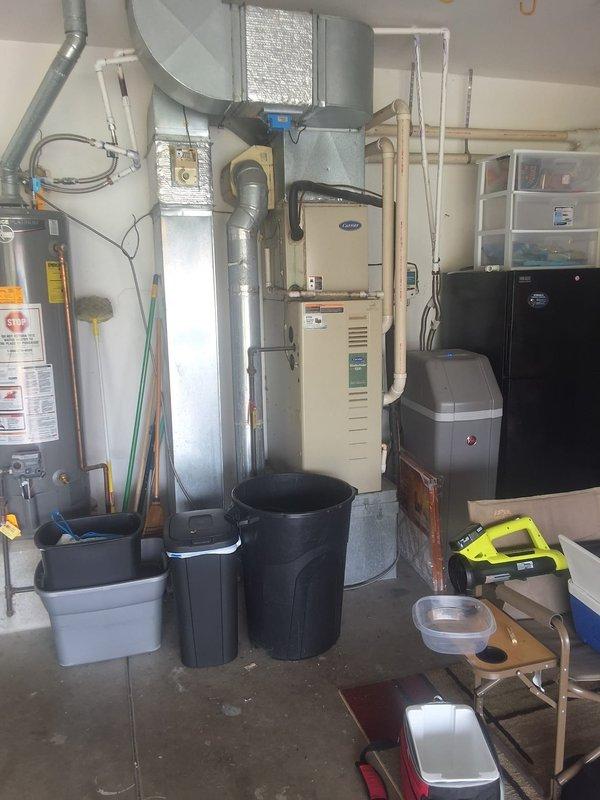 Completed comprehensive AC tune-up on 23-year-old air conditioning system with no reported issues. Performed full system inspection of indoor furnace/air handler unit and outdoor condenser unit, verified proper operation of all components, checked refrigerant levels, inspected electrical connections, and confirmed system is functioning within normal parameters. Unit continues to operate properly despite age, with all maintenance tasks completed as scheduled.