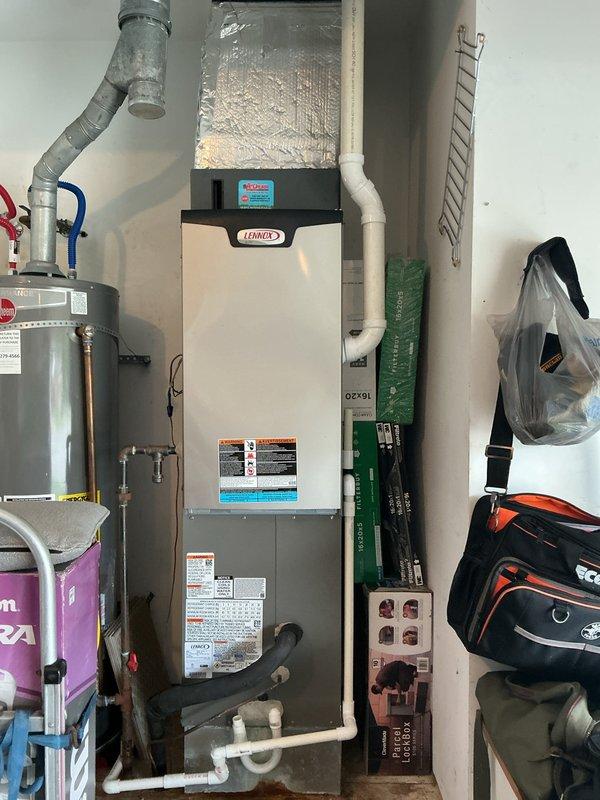 Responded to no cooling complaint on Lennox HVAC system less than 10 years old. Diagnosed failed evaporator coil and TXV requiring replacement under warranty. Submitted warranty part request for evaporator coil and thermostatic expansion valve with estimated half-day installation time upon part arrival.
