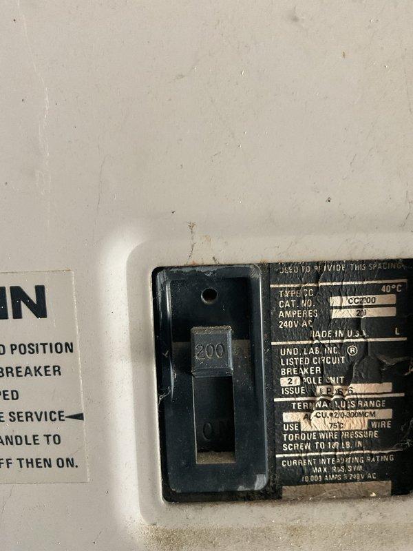 Conducted comprehensive electrical estimate for whole-house generator installation at residential property equipped with 200-amp breaker panel and natural gas service. Evaluated existing electrical infrastructure, documented main breaker panel specifications, and assessed outdoor installation location on rear patio adjacent to French doors for optimal generator placement and utility connections. Provided detailed recommendations for generator sizing, transfer switch installation, and required electrical modifications to integrate standby power system with existing 240V AC service.