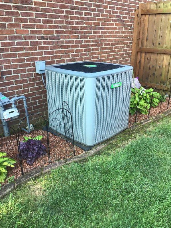 Completed comprehensive preventative maintenance tune-up on residential air conditioning system. Performed thorough inspection of outdoor condenser unit and indoor thermostat system. System operating within normal parameters with no deficiencies noted. All components tested and verified functional. Thermostat displaying proper temperature readings and responding correctly to input commands.
