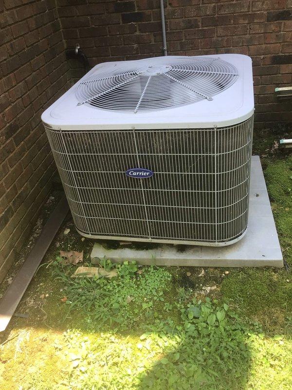 # HVAC Maintenance - Planned Single Maintenance

Completed scheduled planned maintenance on Carrier HVAC system including furnace and outdoor condenser unit. Replaced 13-year-old 16x25x1 polarized air filter with new filter per monthly maintenance schedule. Inspected indoor air handler, furnace components, ductwork connections, and electrical wiring through access panel. Verified proper operation of outdoor Carrier condenser unit, checked refrigerant lines, and confirmed adequate airflow through exterior grilles. System operating within normal parameters with no issues identified during inspection.