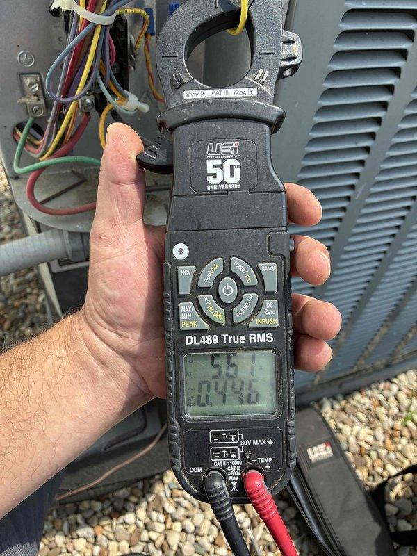 Completed Platinum Level maintenance on a single HVAC system during the first visit of an 8-year service agreement. Replaced 16x25x5 air filter, performed comprehensive system diagnostics using digital measuring instruments to verify temperature differentials and electrical parameters, and confirmed all components operating within manufacturer specifications.