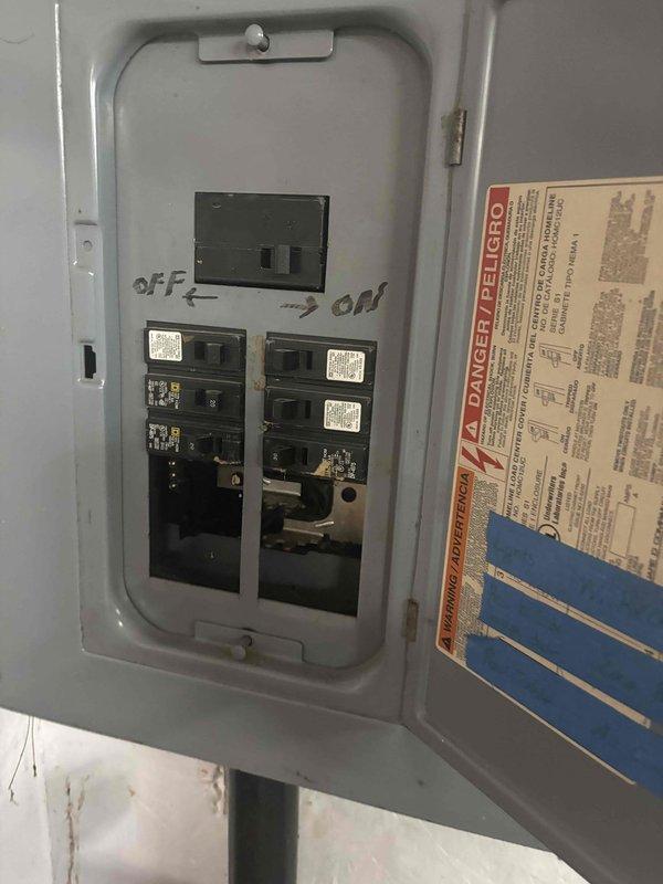 Conducted comprehensive HVAC system replacement estimate at residential property with existing operational system. Evaluated electrical infrastructure including main service panel and circuit breaker configuration to assess compatibility and capacity for new equipment installation. Documented existing electrical setup, circuit labeling, and generator interlock system to determine proper integration requirements for replacement HVAC unit.