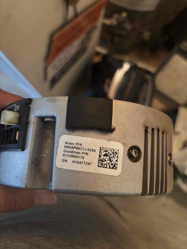 Responded to no cooling complaint on 7-year-old Goodman system experiencing short cycling behavior. Upon arrival, confirmed thermostat was calling for cooling but unit would attempt to start then immediately shut down after a few seconds. Performed diagnostic testing and identified failed Nidec compressor module (P/N: M055PMCTJ-0284, Goodman P/N: 0131M00178). Replaced defective compressor control module, restored power, and cycled system through multiple start sequences to verify proper operation. Unit now running normally with appropriate cooling cycle and no short cycling observed.