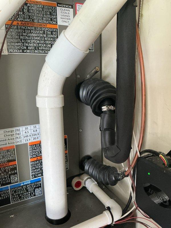 Performed planned maintenance inspection on Lennox model CK40CT-36B-71 HVAC system. During inspection, identified faulty indoor thermostatic expansion valve (TXV) requiring replacement and determined 16x25x4 air filter needs replacement. Documented equipment condition with photos of interior cabinet components, refrigerant lines, and manufacturer specifications, and submitted warranty part request for indoor TXV with estimated 2-hour repair time upon part arrival.