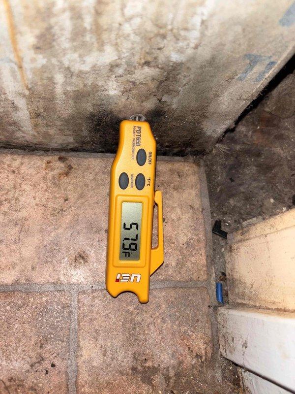 Completed monthly Platinum Level planned maintenance on a 2-year-old HVAC system. Performed comprehensive system inspection, recorded temperature readings showing 57.5°F and 56.88°F at measured points, and replaced monthly filters as part of recurring service agreement. All components operating within normal parameters.
