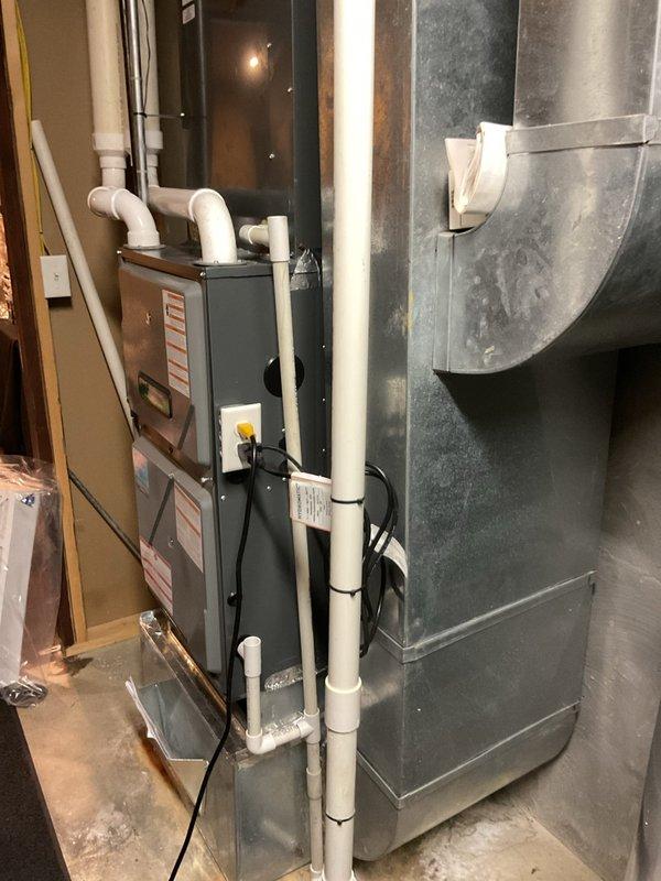 Completed annual second visit platinum level maintenance on a 4-year-old single HVAC system. Performed comprehensive inspection and servicing of both indoor furnace unit and outdoor condenser, replaced 20x25x5 air filter, verified proper operation of all components, and documented system condition with photographs. Customer is due for membership renewal.